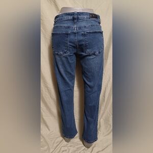 Kenneth Cole Straight Leg Dark Blue Jeans Mens